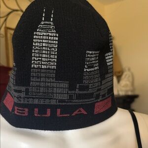 Bula vintage urban Skyline Black Beanie